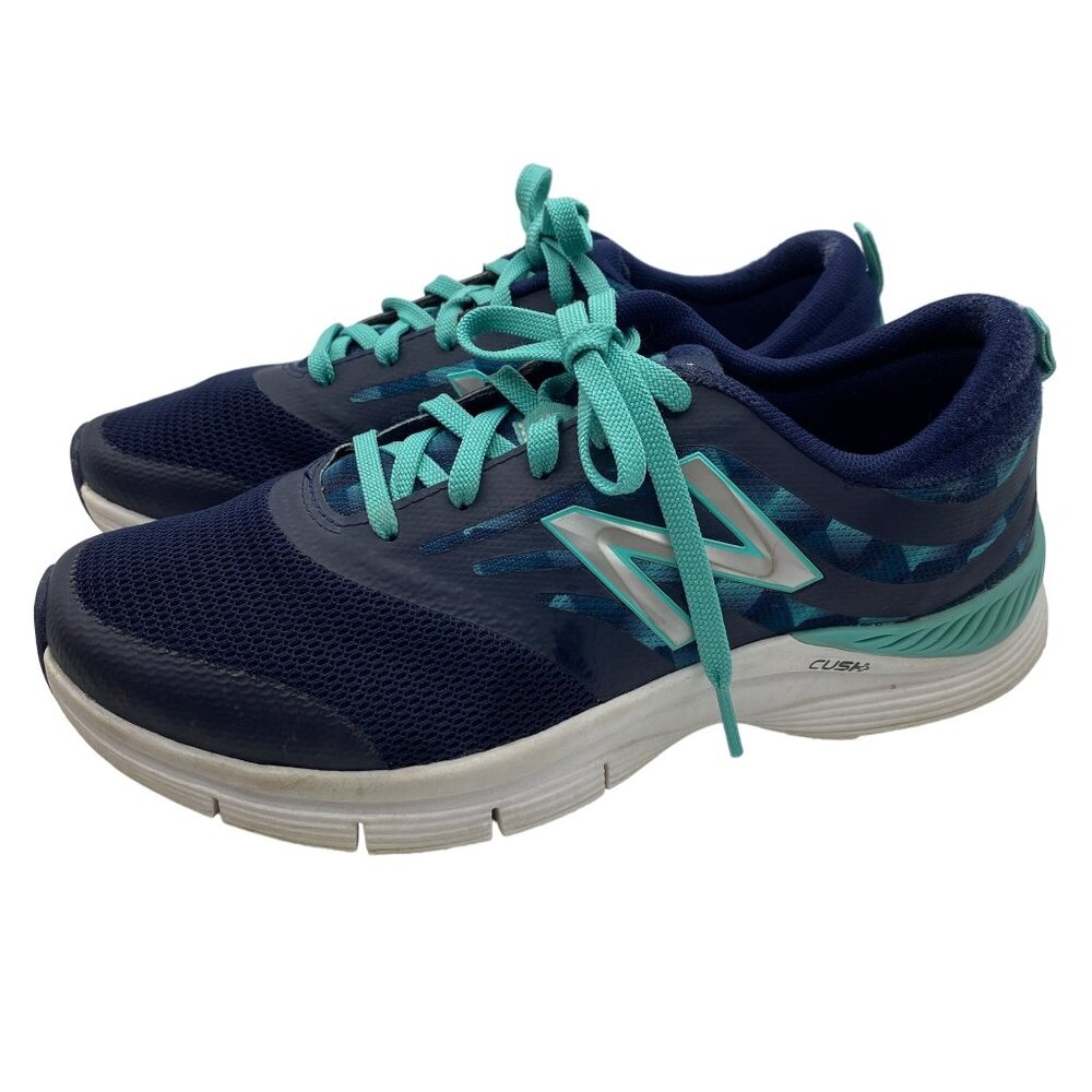 New Balance Women’s 715 Cush Cross Sz 8.5 Training Sneakers NavyTeal WX715KG2